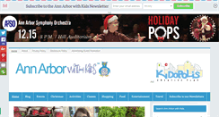 Desktop Screenshot of annarborwithkids.com